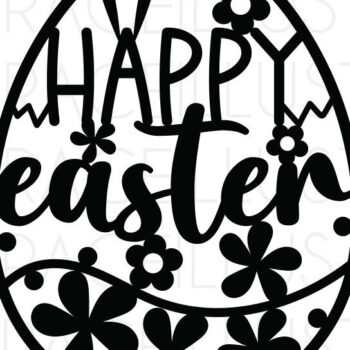 Intra απο ξύλο plywood 3mm-4mm πάχος – SVG Καλό Πασχαλινό Αυγό Κόψτε Δίασταση  20x20 cm INTRAFABR-61291138 - Image 1