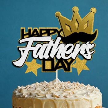 Intra απο ξύλο plywood 3mm-4mm πάχος – SVG Happy Father's Day Cake Topper Δίασταση  20x20 cm INTRAFABR-124402544 - Image 3