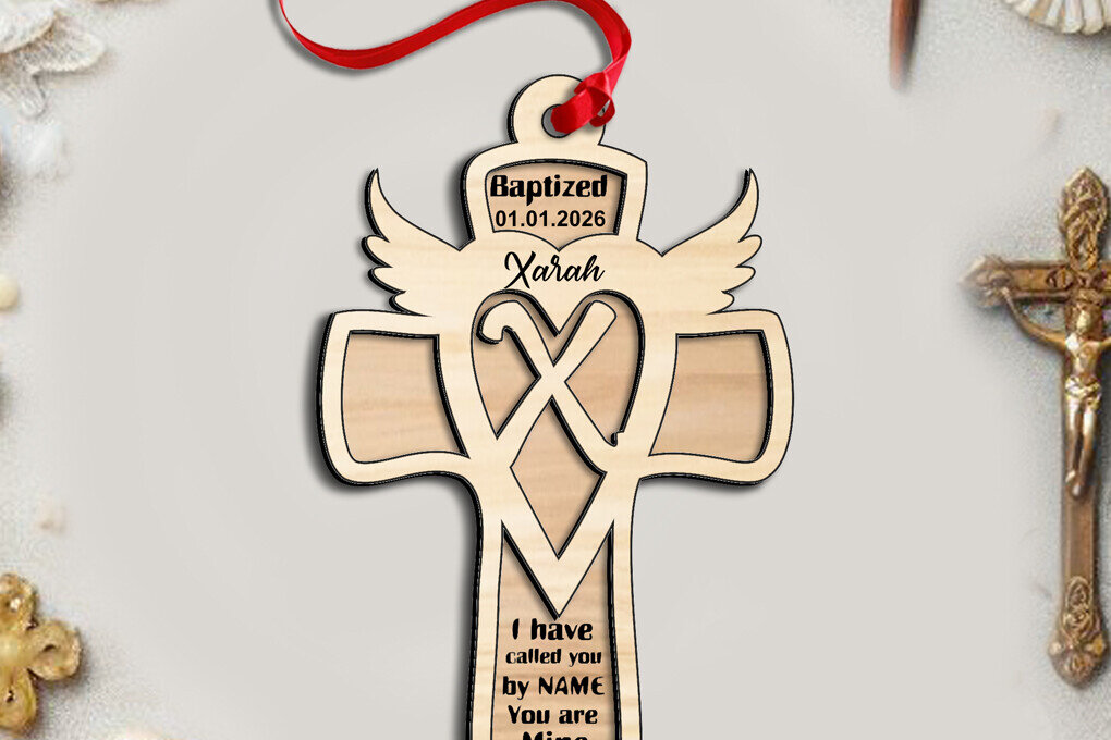 Intra απο ξύλο plywood 3mm-4mm πάχος – SVG Laser Cross Letter X Στολίδι Baptis Δίασταση  20x20 cm INTRAFABR-116669708