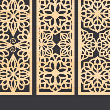 Intra απο ξύλο plywood 3mm-4mm πάχος – Svg Διακοσμητικό Σετ πάνελ Δίασταση  40x30 cm INTRAFABR-86093798 - Image 1