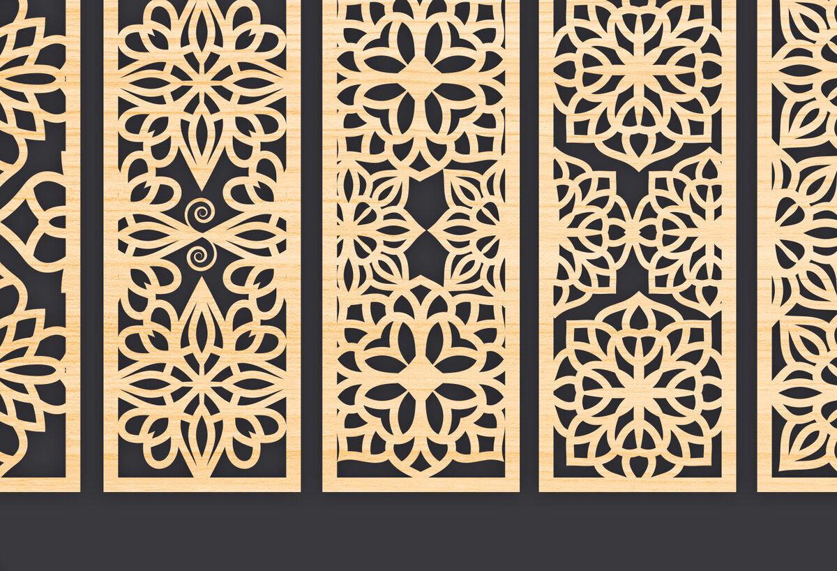 Intra απο ξύλο plywood 3mm-4mm πάχος – Svg Διακοσμητικό Σετ πάνελ Δίασταση  40x30 cm INTRAFABR-86093798