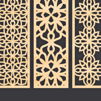 Intra απο ξύλο plywood 3mm-4mm πάχος – Svg Διακοσμητικό Σετ πάνελ Δίασταση  40x30 cm INTRAFABR-86093805 - Image 1