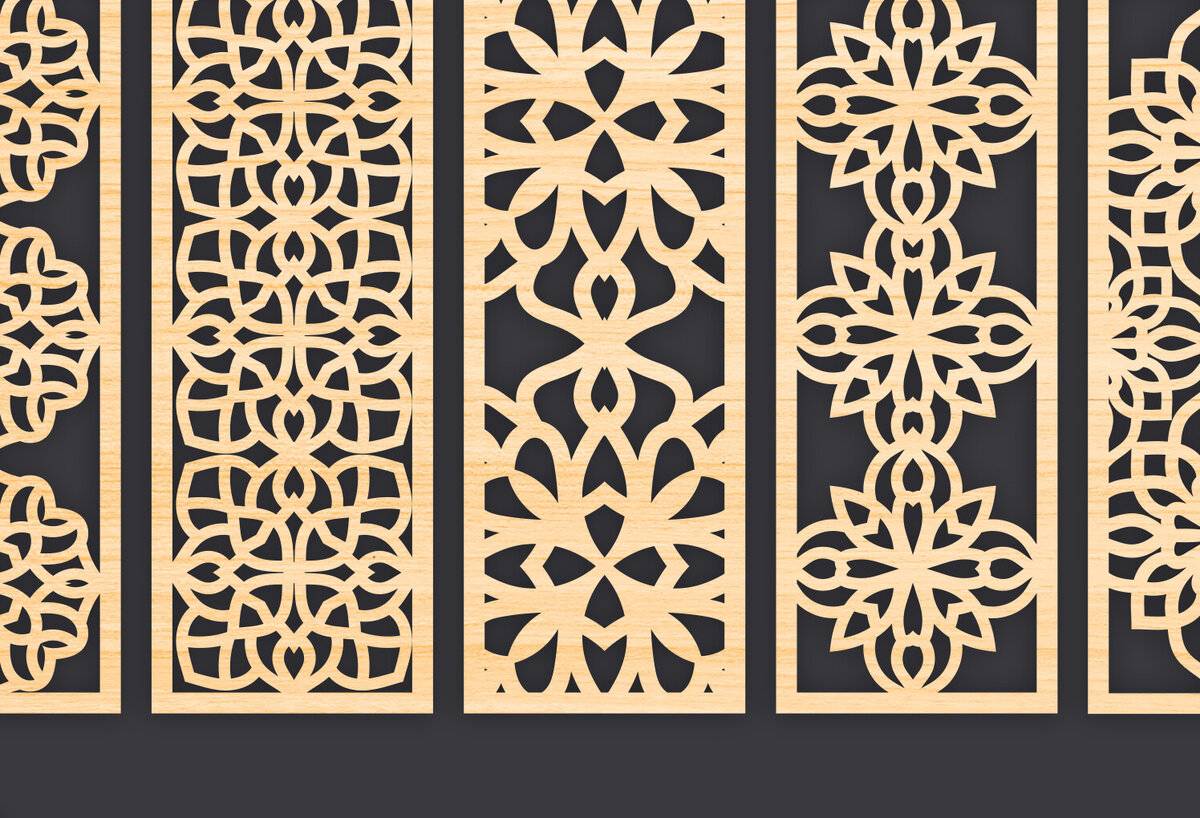 Intra απο ξύλο plywood 3mm-4mm πάχος – Svg Διακοσμητικό Σετ πάνελ Δίασταση  40x30 cm INTRAFABR-86093805