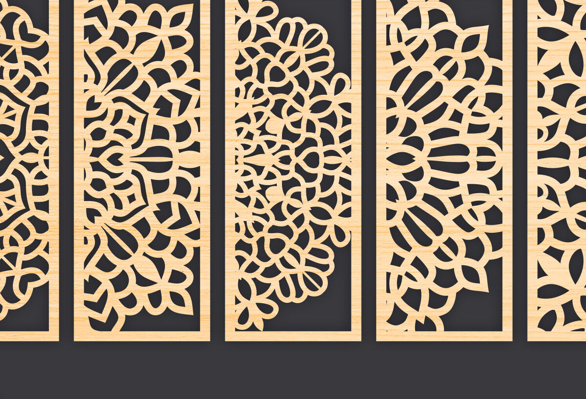 Intra απο ξύλο plywood 3mm-4mm πάχος – Svg Διακοσμητικό Σετ πάνελ Δίασταση  40x30 cm INTRAFABR-86093817