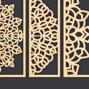 Intra απο ξύλο plywood 3mm-4mm πάχος – Svg Διακοσμητικό Σετ πάνελ Δίασταση  40x30 cm INTRAFABR-86093826 - Image 1