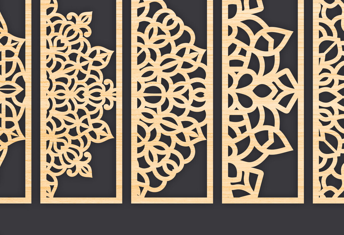 Intra απο ξύλο plywood 3mm-4mm πάχος – Svg Διακοσμητικό Σετ πάνελ Δίασταση  40x30 cm INTRAFABR-86093826