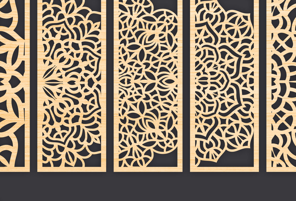 Intra απο ξύλο plywood 3mm-4mm πάχος – Svg Διακοσμητικό Σετ πάνελ Δίασταση  40x30 cm INTRAFABR-86093836