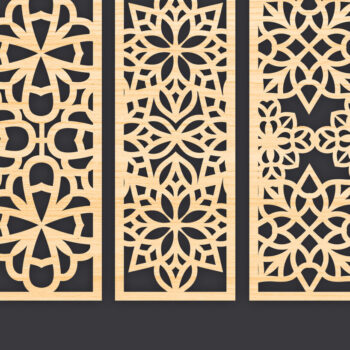 Intra απο ξύλο plywood 3mm-4mm πάχος – Svg Διακοσμητικό Σετ πάνελ Δίασταση  40x30 cm INTRAFABR-86094438 - Image 1