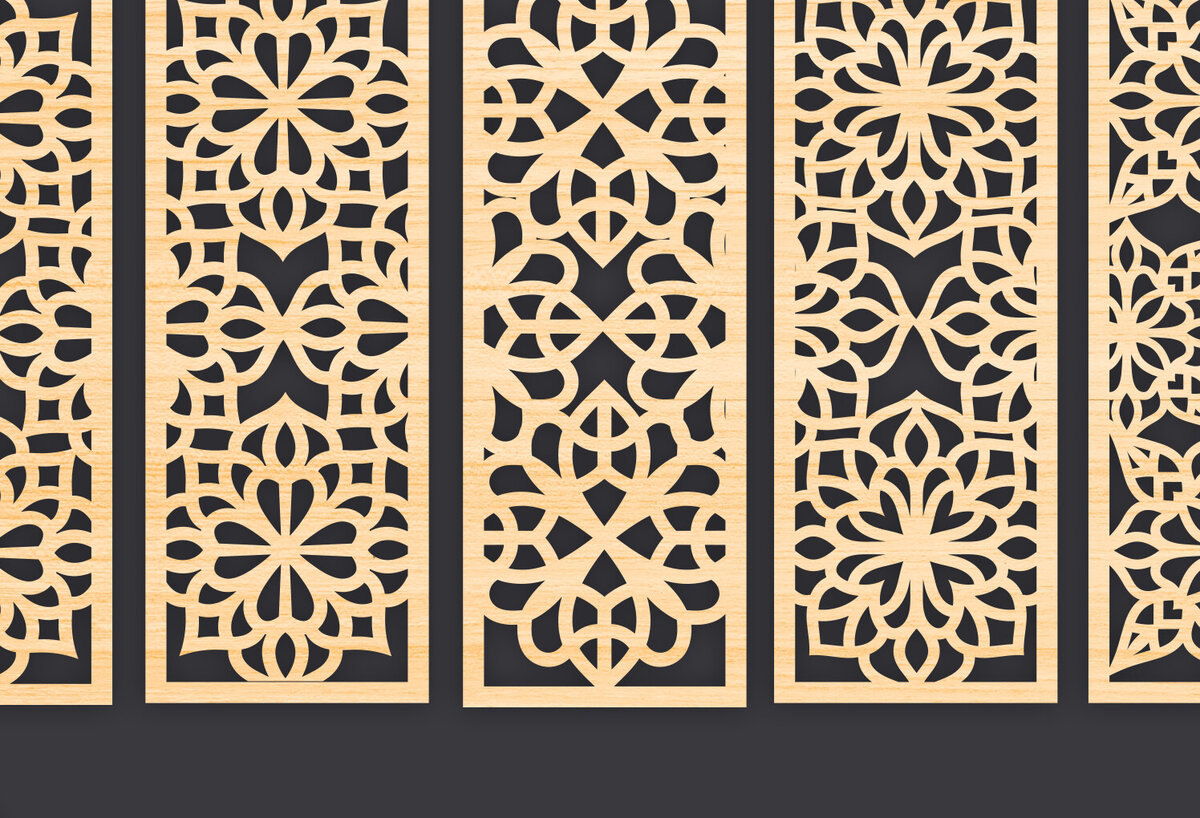 Intra απο ξύλο plywood 3mm-4mm πάχος – Svg Διακοσμητικό Σετ πάνελ Δίασταση  40x30 cm INTRAFABR-86094443