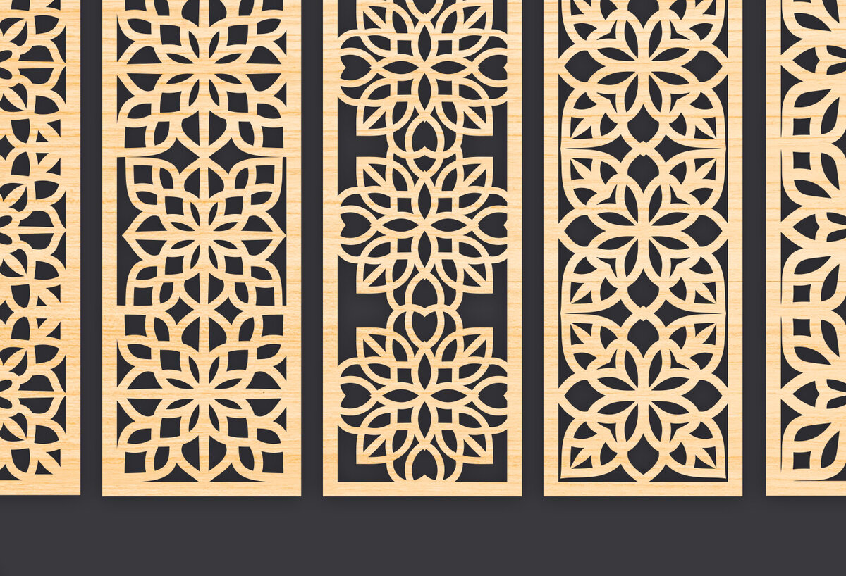 Intra απο ξύλο plywood 3mm-4mm πάχος – Svg Διακοσμητικό Σετ πάνελ Δίασταση  40x30 cm INTRAFABR-86094448