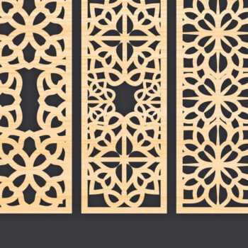 Intra απο ξύλο plywood 3mm-4mm πάχος – Svg Διακοσμητικό Σετ πάνελ Δίασταση  40x30 cm INTRAFABR-86094454 - Image 1