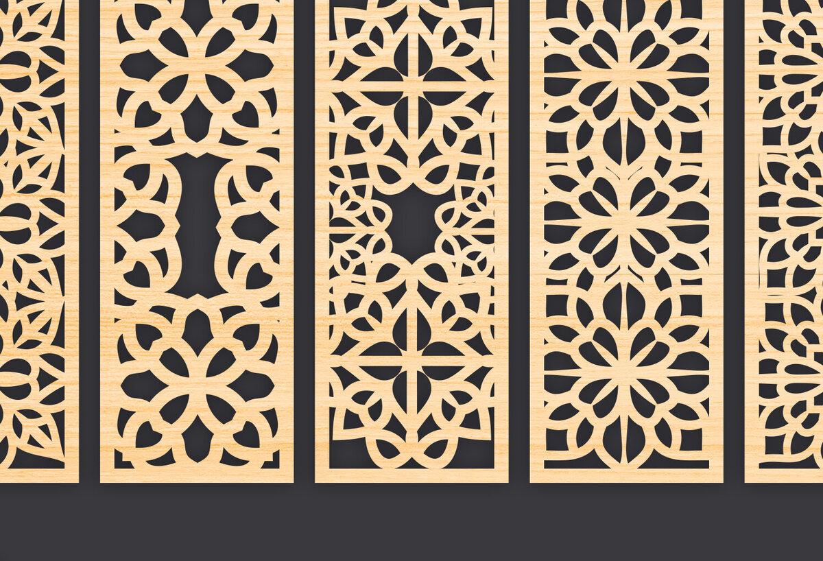 Intra απο ξύλο plywood 3mm-4mm πάχος – Svg Διακοσμητικό Σετ πάνελ Δίασταση  40x30 cm INTRAFABR-86094454