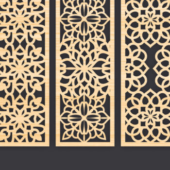 Intra απο ξύλο plywood 3mm-4mm πάχος – Svg Διακοσμητικό Σετ πάνελ Δίασταση  40x30 cm INTRAFABR-86094965 - Image 1