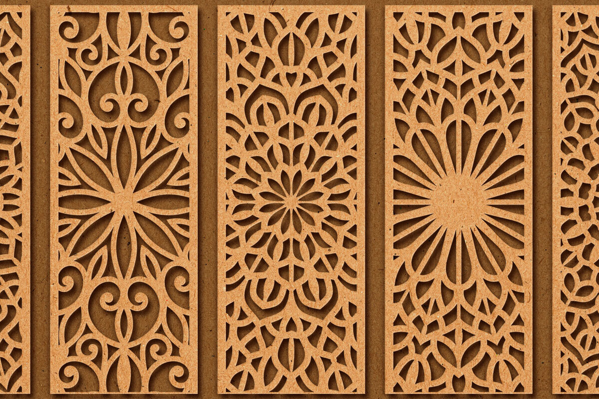 Intra απο ξύλο plywood 3mm-4mm πάχος – Svg Διακοσμητικό Σετ πάνελ 27 Δίασταση  40x30 cm INTRAFABR-74596710