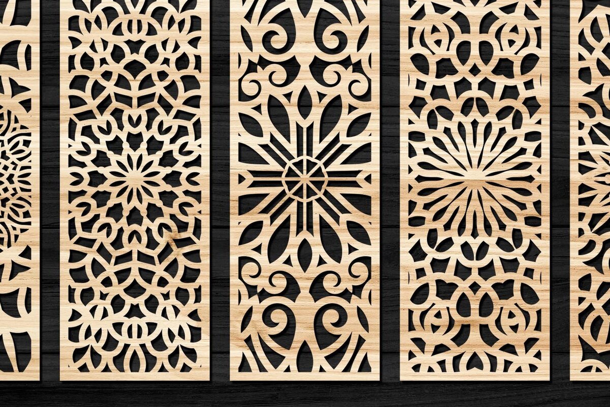 Intra απο ξύλο plywood 3mm-4mm πάχος – Svg Διακοσμητικό Σετ πάνελ 29 Δίασταση  40x30 cm INTRAFABR-74597364