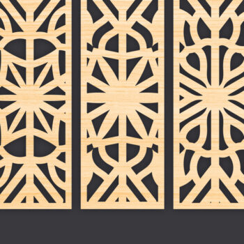 Intra απο ξύλο plywood 3mm-4mm πάχος – Svg Διακοσμητικό Σετ πάνελ Δίασταση  40x30 cm INTRAFABR-86095022 - Image 1