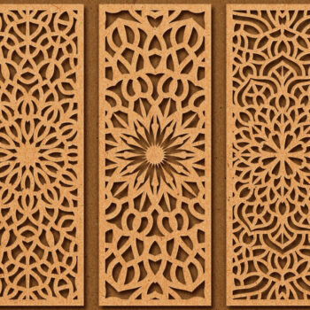 Intra απο ξύλο plywood 3mm-4mm πάχος – Svg Διακοσμητικό Σετ πάνελ 35 Δίασταση  40x30 cm INTRAFABR-74598544 - Image 1