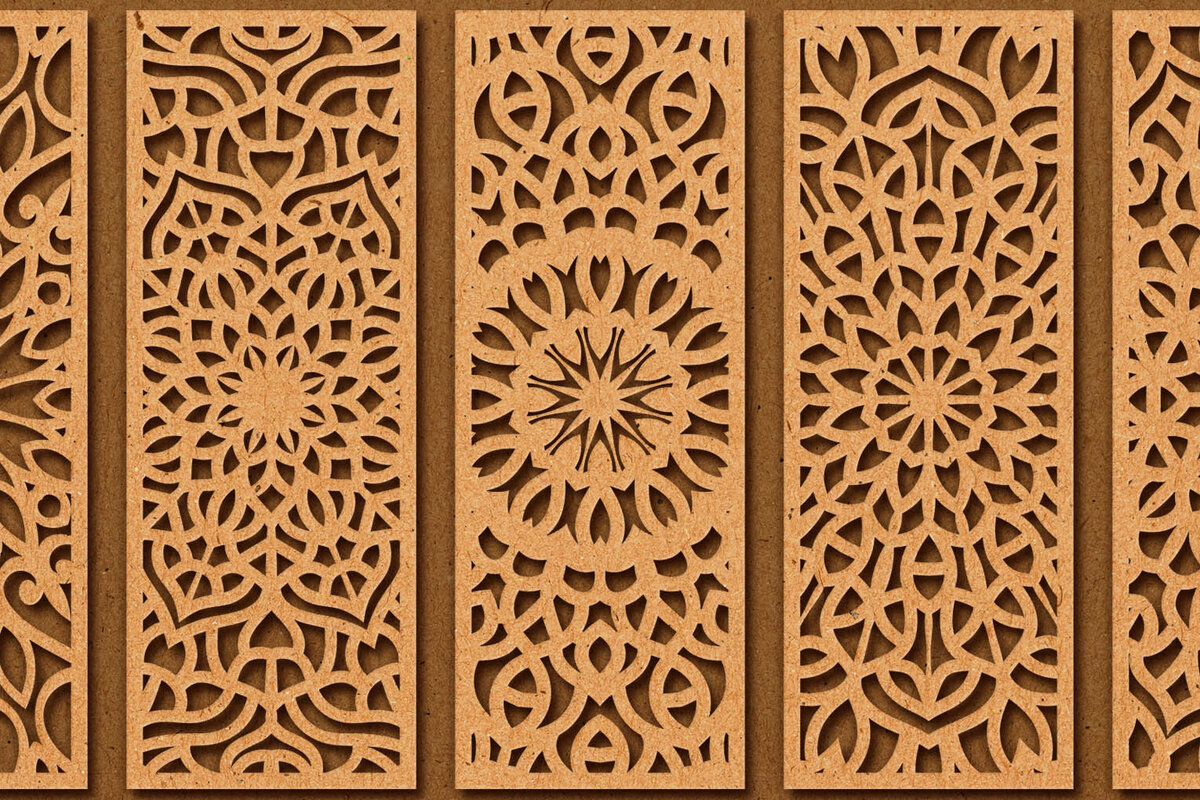 Intra απο ξύλο plywood 3mm-4mm πάχος – Svg Διακοσμητικό Σετ πάνελ 37 Δίασταση  40x30 cm INTRAFABR-74598530