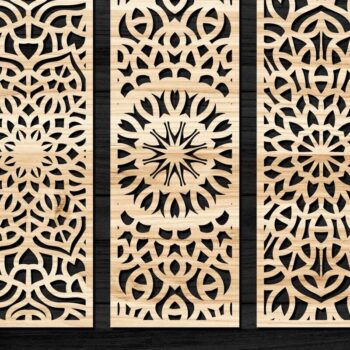 Intra απο ξύλο plywood 3mm-4mm πάχος – Svg Διακοσμητικό Σετ πάνελ 37 Δίασταση  40x30 cm INTRAFABR-74598530 - Image 3