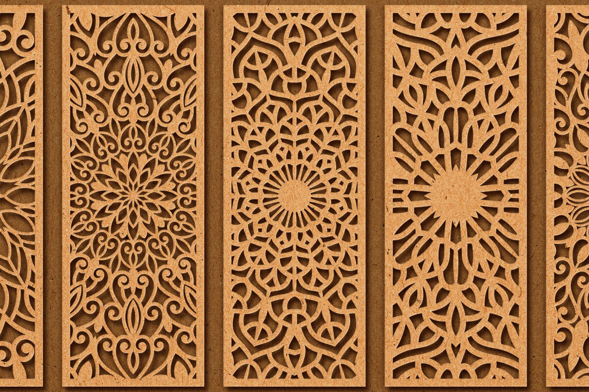 Intra απο ξύλο plywood 3mm-4mm πάχος – Svg Διακοσμητικό Σετ πάνελ 38 Δίασταση  40x30 cm INTRAFABR-74598522