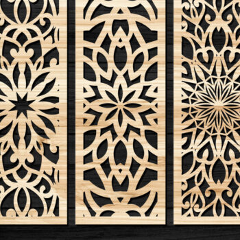 Intra απο ξύλο plywood 3mm-4mm πάχος – Svg Διακοσμητικό Σετ πάνελ 44 Δίασταση  40x30 cm INTRAFABR-82276718 - Image 1