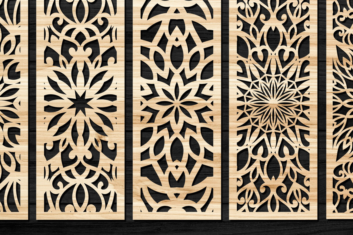 Intra απο ξύλο plywood 3mm-4mm πάχος – Svg Διακοσμητικό Σετ πάνελ 44 Δίασταση  40x30 cm INTRAFABR-82276718