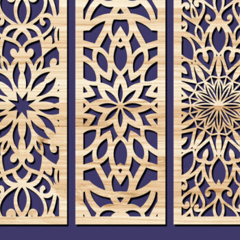 Intra απο ξύλο plywood 3mm-4mm πάχος – Svg Διακοσμητικό Σετ πάνελ 45 Δίασταση  40x30 cm INTRAFABR-82276733 - Image 2