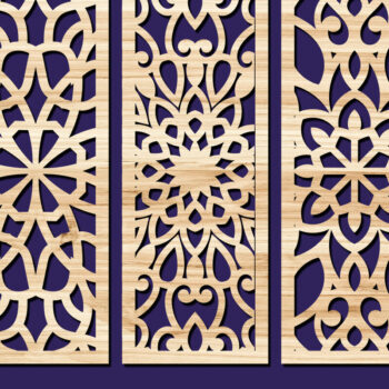 Intra απο ξύλο plywood 3mm-4mm πάχος – Svg Διακοσμητικό Σετ πάνελ 54 Δίασταση  40x30 cm INTRAFABR-82319678 - Image 1