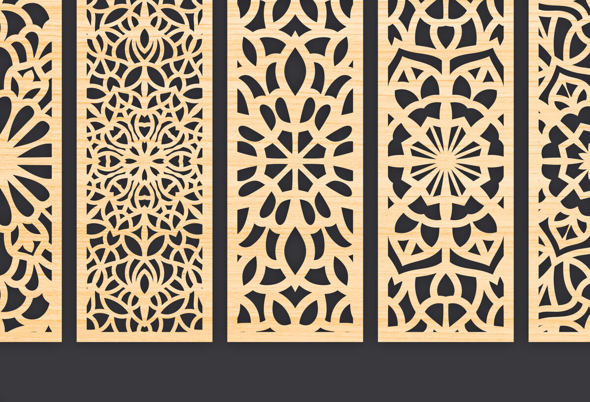 Intra απο ξύλο plywood 3mm-4mm πάχος – Svg Διακοσμητικό Σετ πάνελ Δίασταση  40x30 cm INTRAFABR-86093512