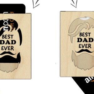 Intra απο ξύλο plywood 3mm-4mm πάχος – Svg Files, Γιορτή του Πατέρα, Μπαμπάς Δίασταση  20x20 cm INTRAFABR-69124063