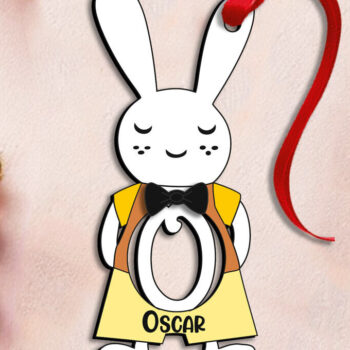 Intra απο ξύλο plywood 3mm-4mm πάχος – SVG Letter O Δώρο Πασχαλινό λαγουδάκι Δίασταση  20x20 cm INTRAFABR-114760172 - Image 2