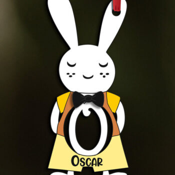 Intra απο ξύλο plywood 3mm-4mm πάχος – SVG Letter O Δώρο Πασχαλινό λαγουδάκι Δίασταση  20x20 cm INTRAFABR-114760172 - Image 3