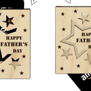 Intra απο ξύλο plywood 3mm-4mm πάχος – Αρχεία λέιζερ, Γιορτή του Πατέρα, Μπαμπάς Δίασταση 20x20 cm INTRAFABR-69124148