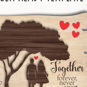 Intra απο ξύλο plywood 3mm-4mm πάχος – Σημάδι ραφιού για την Ημέρα του Αγίου Βαλεντίνου Δίασταση  20x20 cm INTRAFABR-115674887 - Image 3