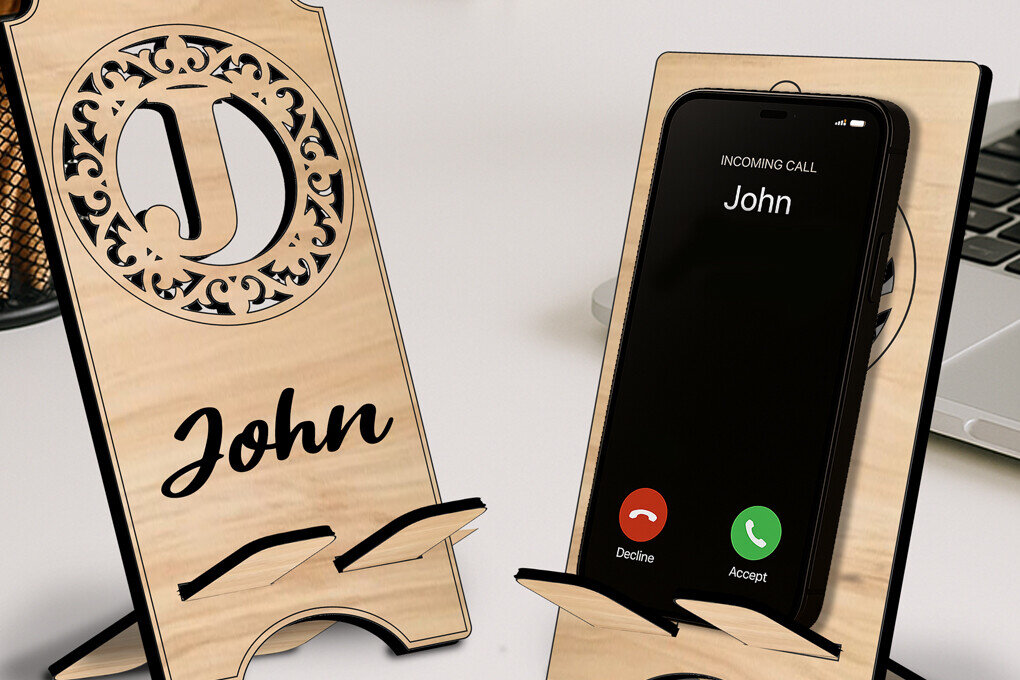 Intra απο ξύλο plywood 3mm-4mm πάχος – SVG Letter J Fleur-de-lis Τηλέφωνο κατόχου Δίασταση  20x20 cm INTRAFABR-122978455