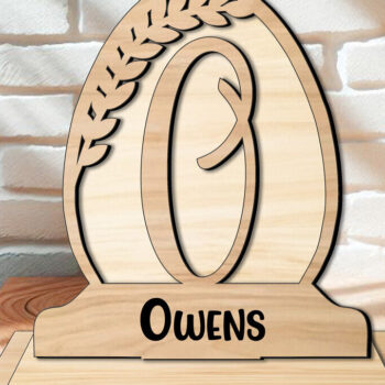 Intra απο ξύλο plywood 3mm-4mm πάχος – SVG Letter O Μονόγραμμα Πασχαλινό Οικογενειακό Δώρο Δίασταση  20x20 cm INTRAFABR-119335556 - Image 3