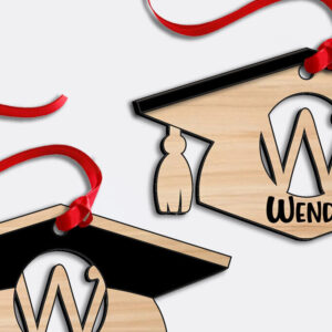 Intra απο ξύλο plywood 3mm-4mm πάχος – Δώρο αποφοίτησης Letter W με λέιζερ Δίασταση 20x20 cm INTRAFABR-116038515