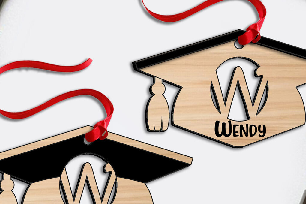 Intra απο ξύλο plywood 3mm-4mm πάχος – Δώρο αποφοίτησης Letter W με λέιζερ Δίασταση  20x20 cm INTRAFABR-116038515