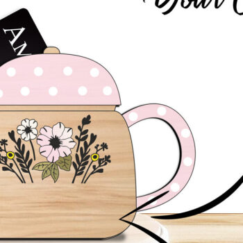 Intra απο ξύλο plywood 3mm-4mm πάχος – Βραστήρας δώρου κάρτας για τη γιορτή της μητέρας Δίασταση 20x20 cm INTRAFABR-121437941 - Image 2