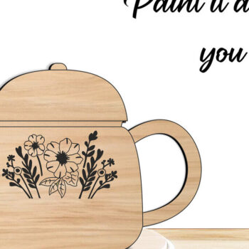 Intra απο ξύλο plywood 3mm-4mm πάχος – Βραστήρας δώρου κάρτας για τη γιορτή της μητέρας Δίασταση 20x20 cm INTRAFABR-121437941 - Image 3