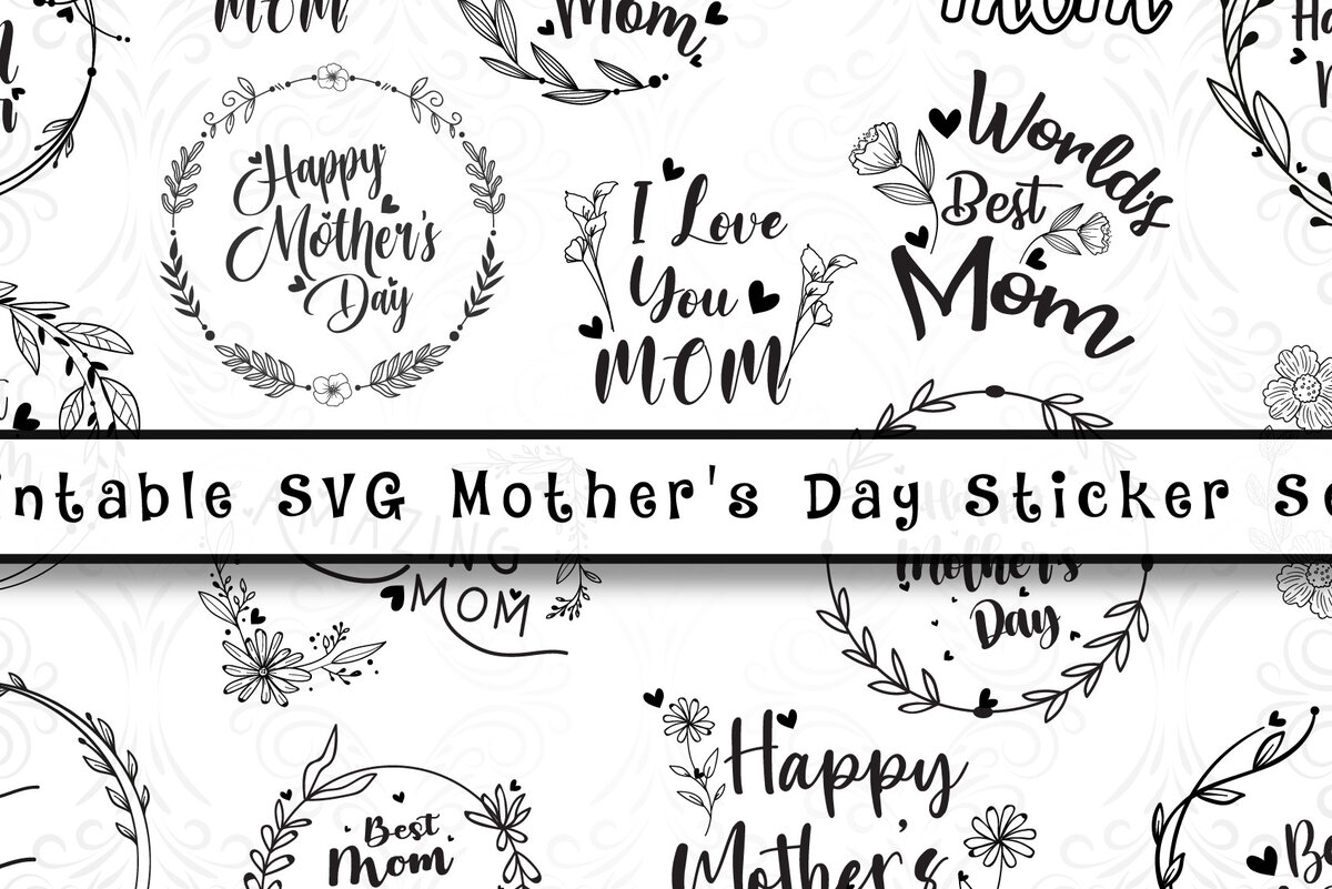 Intra απο ξύλο plywood 3mm-4mm πάχος – Σετ αυτοκόλλητων Mothers Day Δίασταση 20x20 cm INTRAFABR-69078254