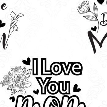 Intra απο ξύλο plywood 3mm-4mm πάχος – Σετ αυτοκόλλητων Mothers Day Δίασταση  20x20 cm INTRAFABR-69078254 - Image 4