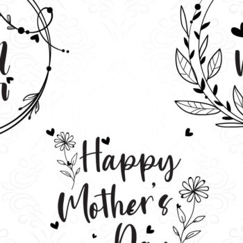 Intra απο ξύλο plywood 3mm-4mm πάχος – Σετ αυτοκόλλητων Mothers Day Δίασταση  20x20 cm INTRAFABR-69078254 - Image 5