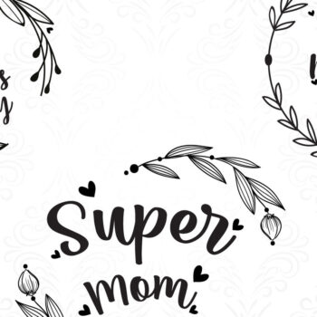 Intra απο ξύλο plywood 3mm-4mm πάχος – Σετ αυτοκόλλητων Mothers Day Δίασταση  20x20 cm INTRAFABR-69078254 - Image 6