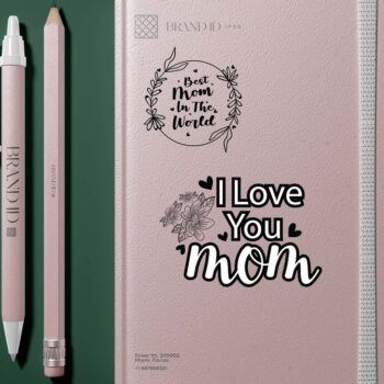 Intra απο ξύλο plywood 3mm-4mm πάχος – Σετ αυτοκόλλητων Mothers Day Δίασταση  20x20 cm INTRAFABR-69078254 - Image 10