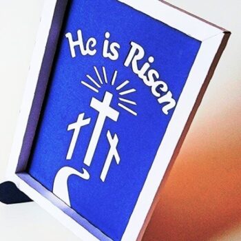 Intra απο ξύλο plywood 3mm-4mm πάχος – Πρότυπα. ΧΑΡΤΙΝΟ ΠΛΑΙΣΙΟ. Πασχαλινή διακόσμηση Δίασταση  20x20 cm INTRAFABR-58369525 - Image 2