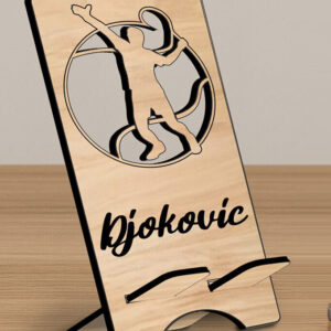 Intra απο ξύλο plywood 3mm-4mm πάχος – Δώρο Tennis Man θήκη τηλεφώνου Δίασταση  20x20 cm INTRAFABR-122774743