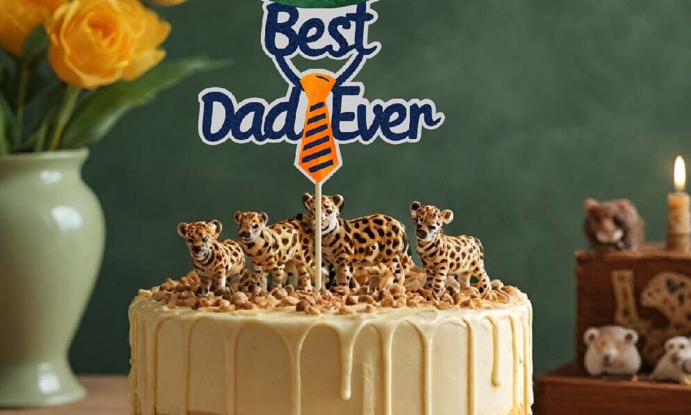 Intra απο ξύλο plywood 3mm-4mm πάχος – SVG το καλύτερο Dad Ever Cake Topper Δίασταση  20x20 cm INTRAFABR-124399430