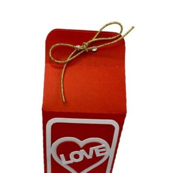 Intra απο ξύλο plywood 3mm-4mm πάχος – SVG Valentine's Day Milk Box Heart Δίασταση  20x20 cm INTRAFABR-58070587 - Image 1