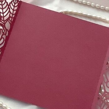 Intra απο ξύλο plywood 3mm-4mm πάχος – Προσκλητήριο γάμου με τριαντάφυλλα Δίασταση 20x20 cm INTRAFABR-32318258 - Image 7